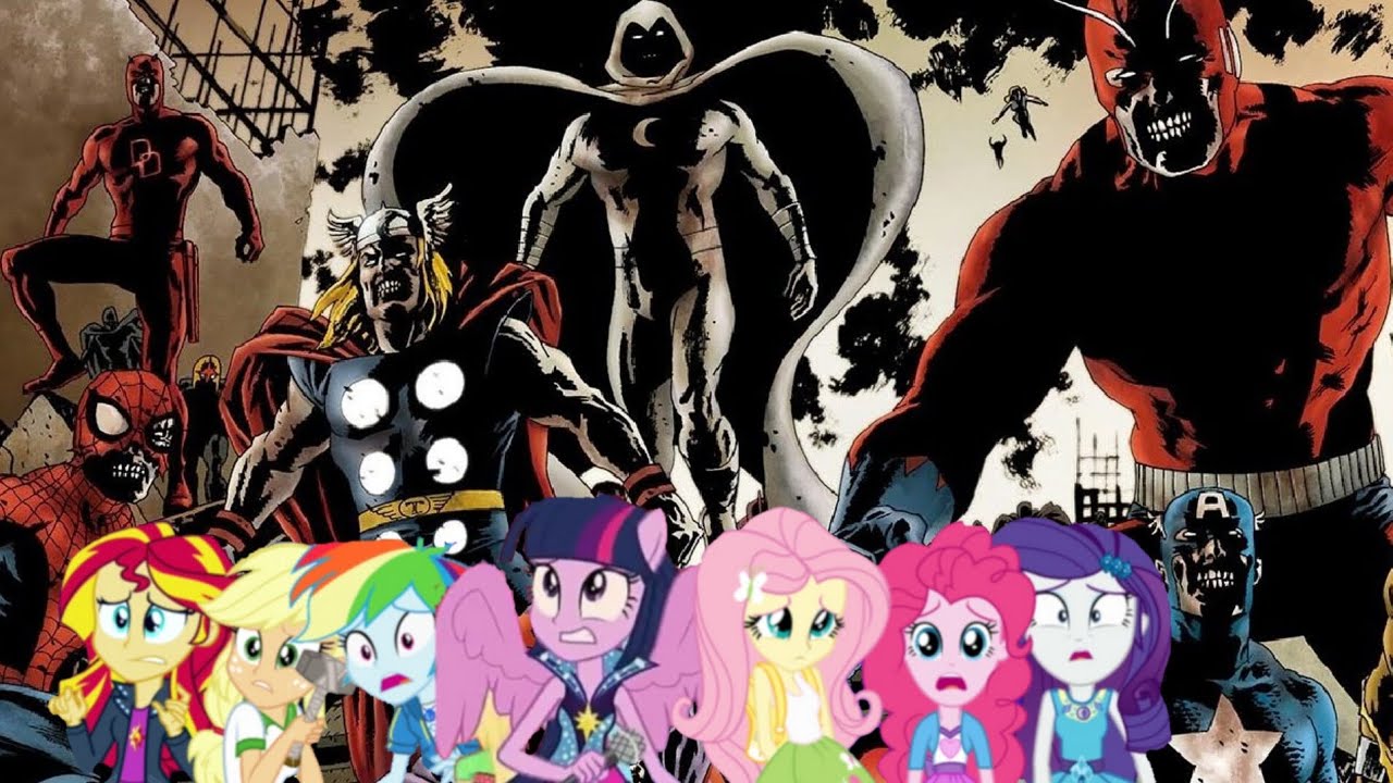 Marvel zombies en Equestria Girls (One-short Fanfic/Halloween)