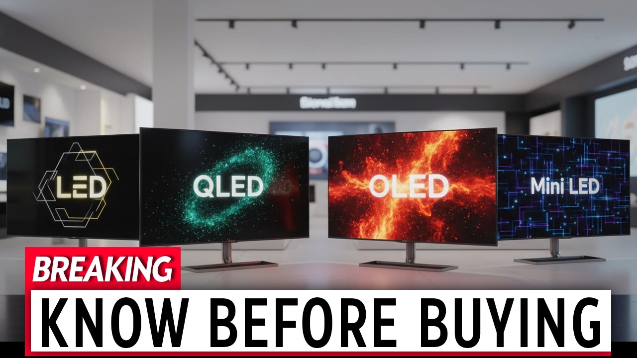 LED против QLED против OLED против Mini LED &mdash; настоящий победитель 2026 года (перестаньте тратить...