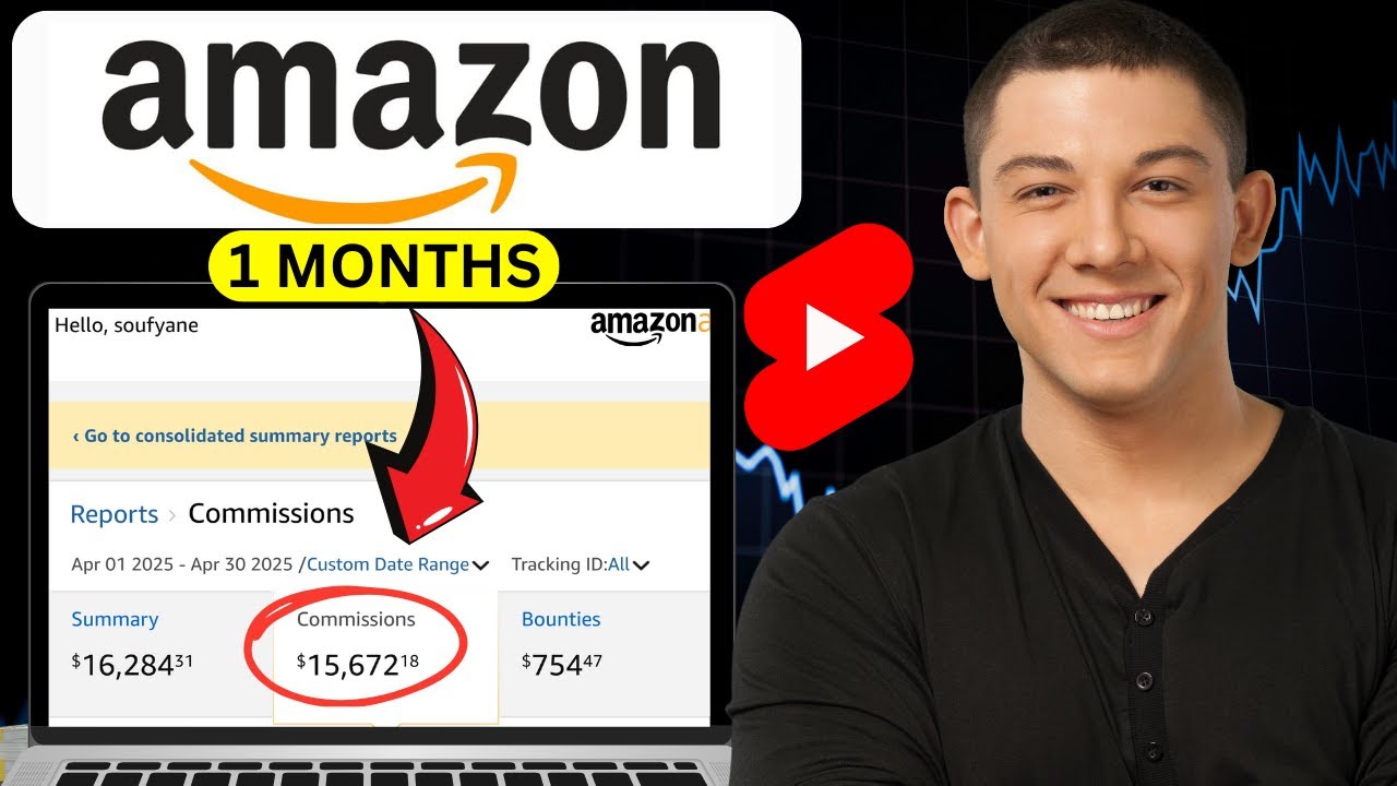 How I Made $15,672 in 1 Month with Amazon Affiliate Program & Shorts
