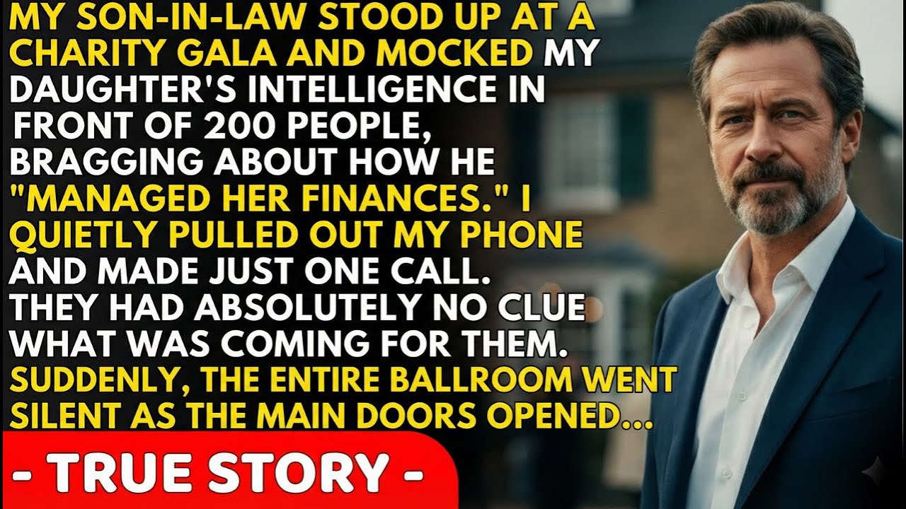 My Son-in-Law Disgraced My Daughter At A Charity Gala. I Made One Call, And 200 Witnesses Had No...