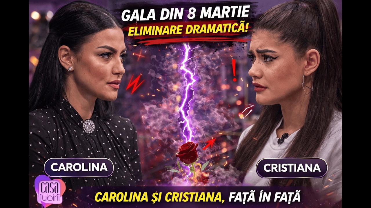 Gala din 8 martie, eliminare dramatică! Carolina și Cristiana, față în față