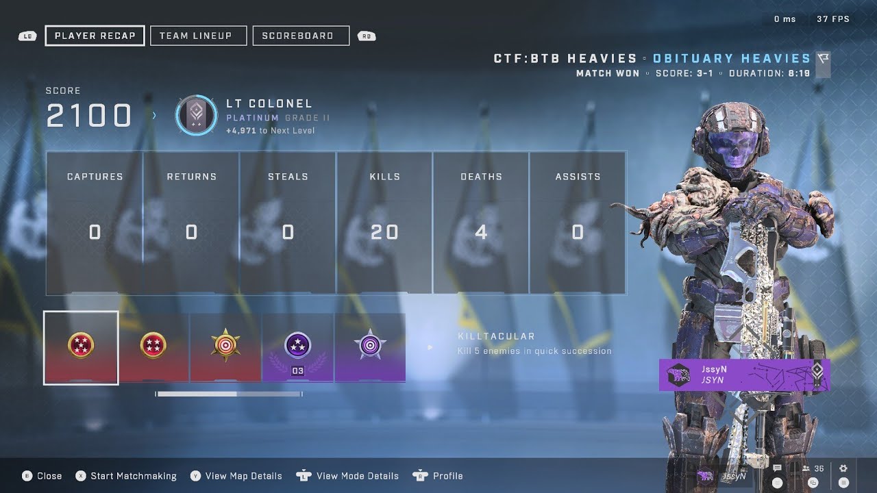 (20K/4D) Killtacular while drunk BTB CTF - Halo Infinite