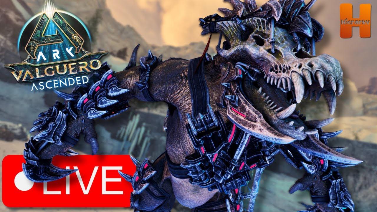 The Ossidon has Invaded HierARKy!! | ARK: Valguero Ascended LIVE