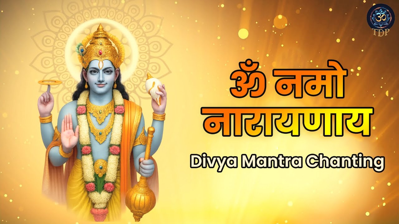 ॐ नमो नारायणाय | Divine Narayana Mantra Chant | Calm & Peaceful Meditation | The Divine Pond |