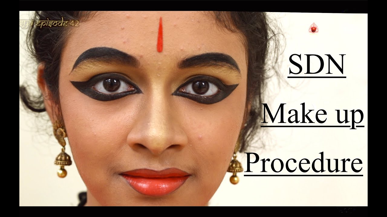 Tapasya episode 42 - SDN make up procedure - Sridevi Nrithyalaya - Bharathanatyam Dance