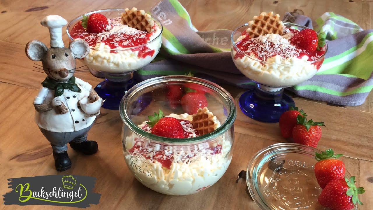 Spaghetti-Eis Dessert 🍓🍦🍝 | Backschlingel