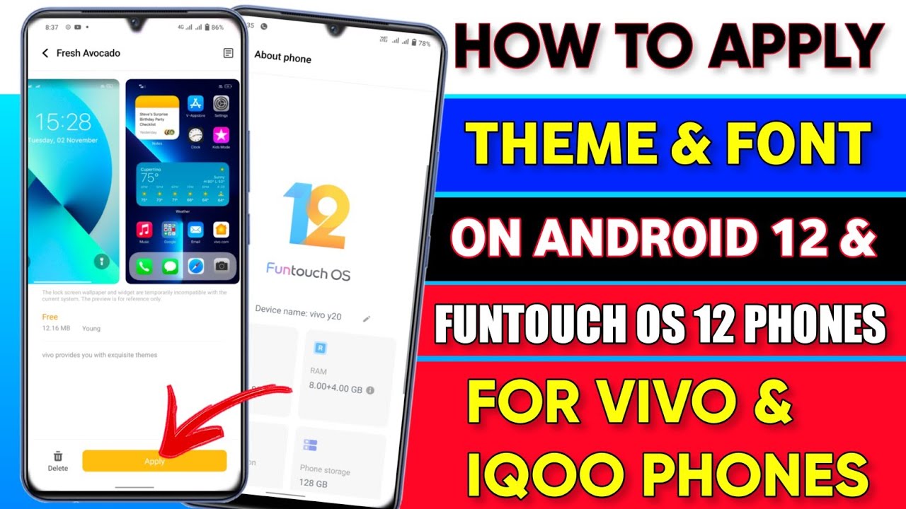 How To Change Theme After Android 12 & Vivo & IQoo Phones | Change Theme On Funtouch OS 12 Phones