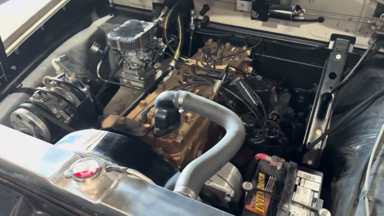 1953 Hudson Hornet engine video