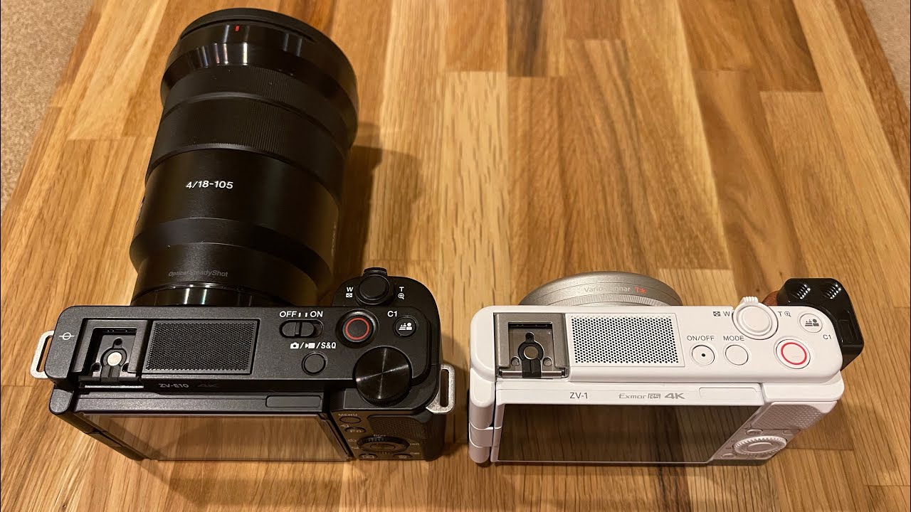 Sony ZV-E10 VS. Sony ZV-1 4K Video comparison test 24p