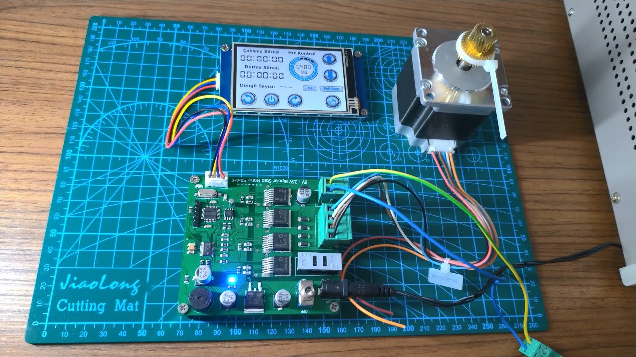 Çok Fonksiyonlu HMI Step Motor Sürücüsü