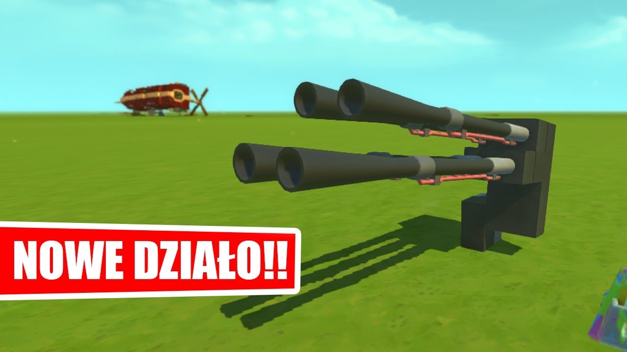 SCRAP MECHANIC - TESTUJE NOWE DZIAŁO!! *SUPER MOCNE*