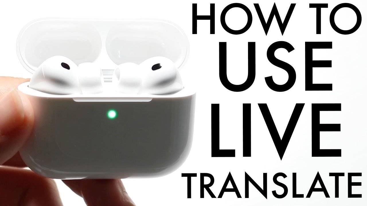 Как использовать функцию живого перевода с помощью AirPod Pro 3!
