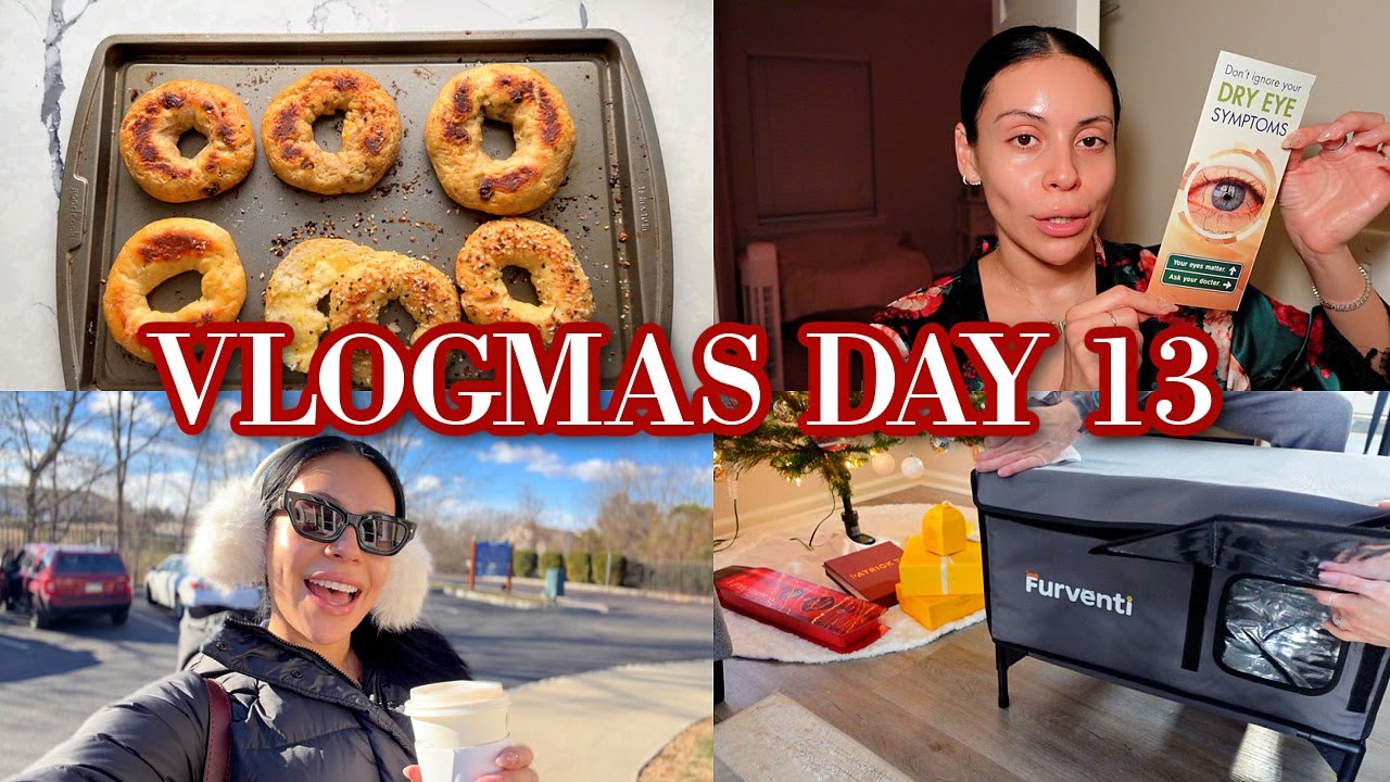 VLOGMAS DAY 13 ✨❄️🎀  2 Ingredient Bagels, Chatting Like It’s FaceTime