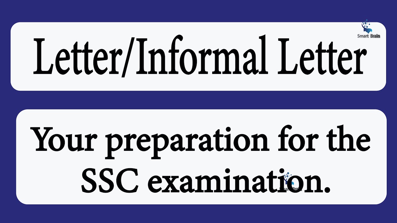Preparation for coming SSC Examination letter । letter writing for SSC Exam Preparation