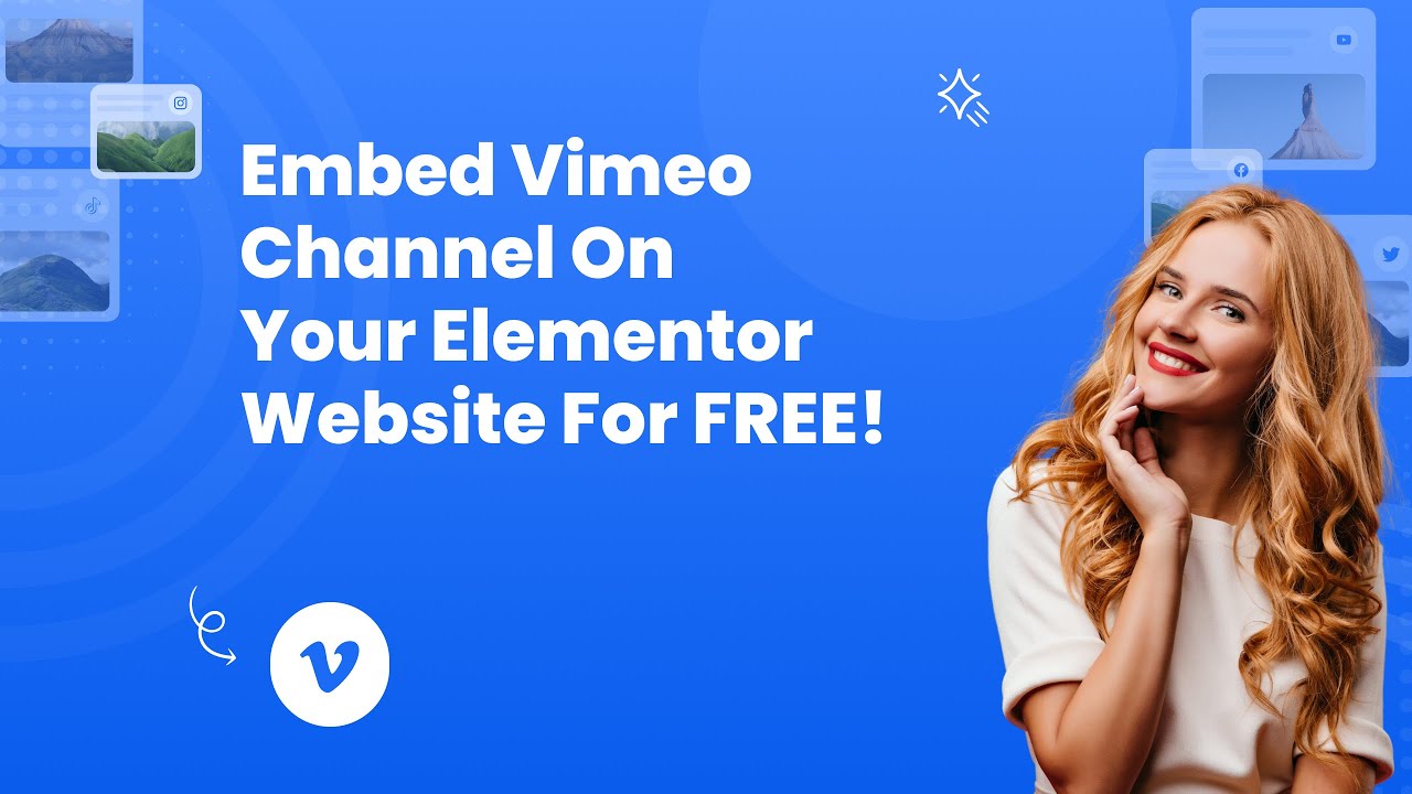 How to embed Vimeo channel on Elementor?