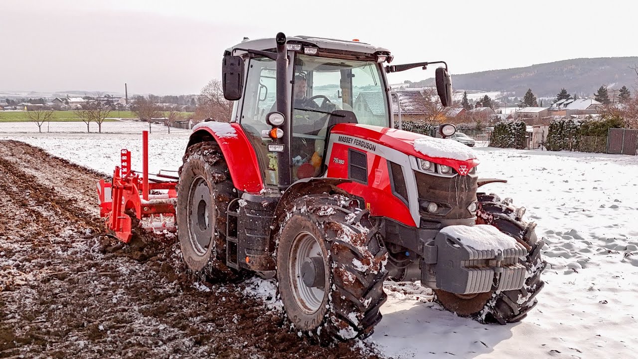 Nový Massey Ferguson 7S.180 |Hloubkové zpracování půdy 2025 |Podrývání 2025