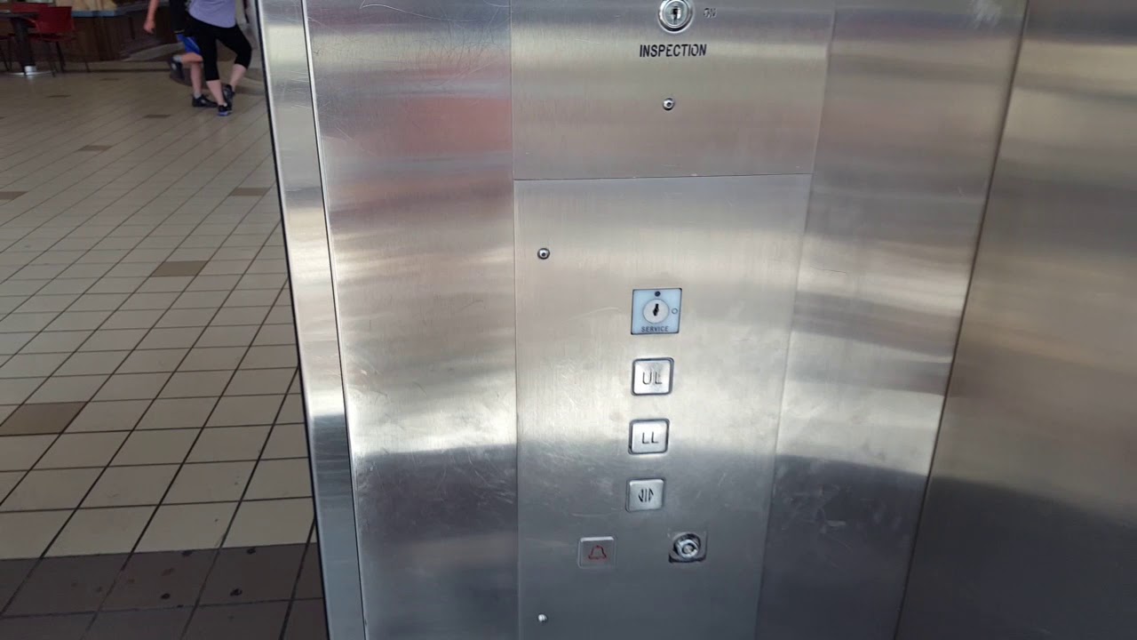Old Schindler Hydraulic Elevator at Woodbine Centre, Etobicoke ON