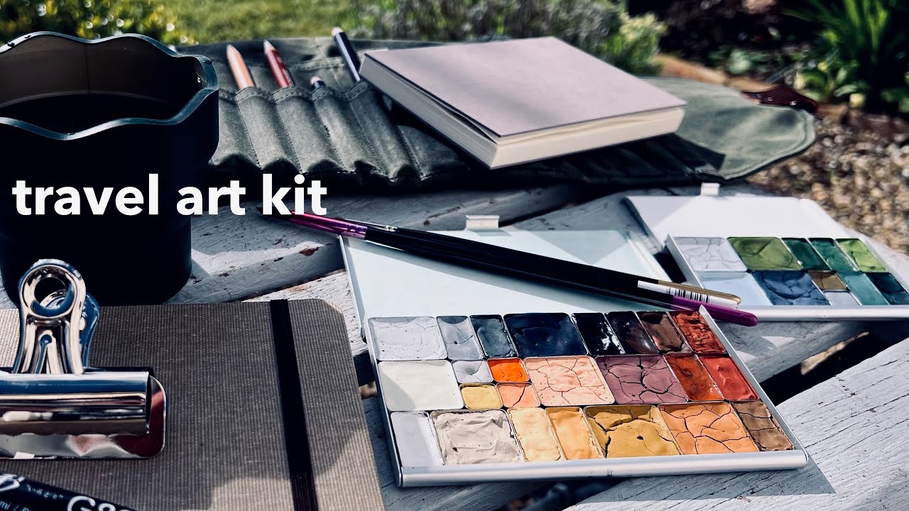My Travel Art Supplies Kit | Spring 2024