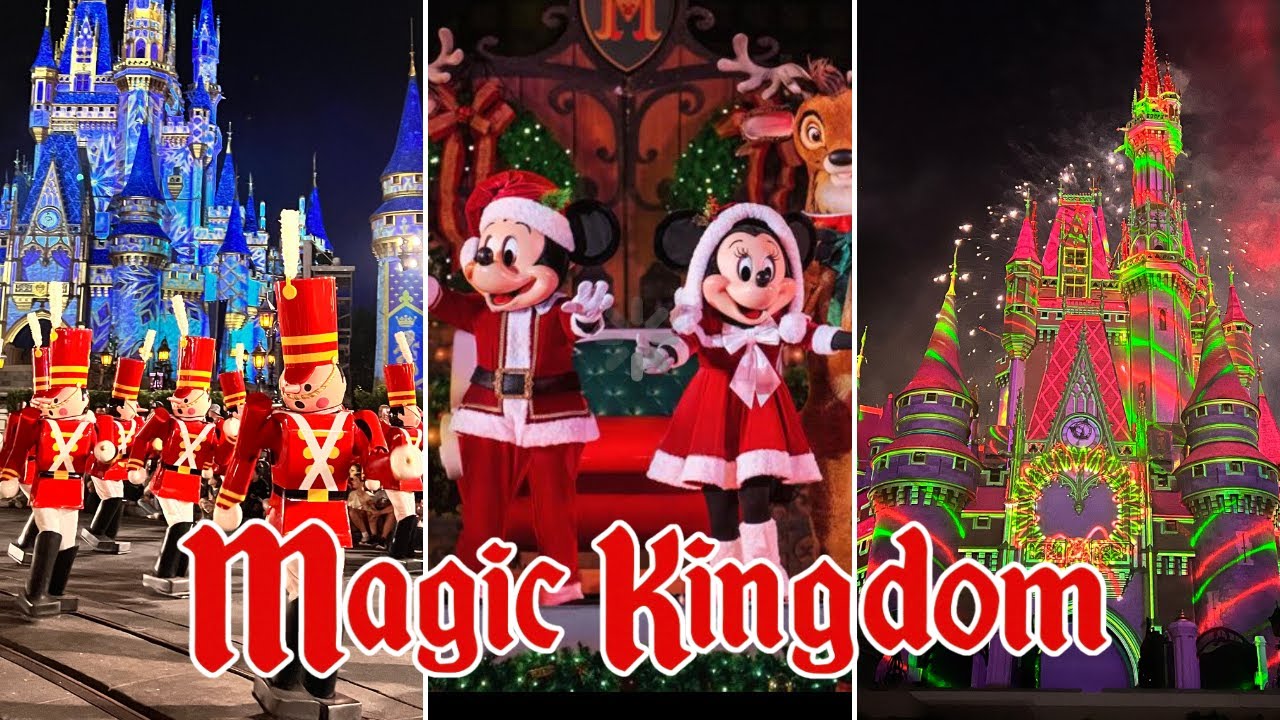 Mickey's Very Merry Christmas Party 2025 at Walt Disney World - Parade, Shows & Fireworks [4K]