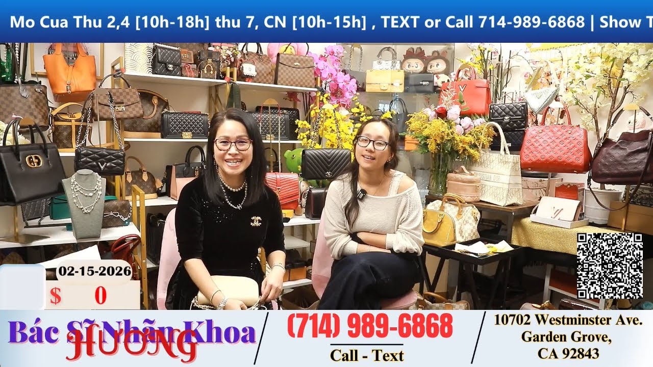 Bác Sĩ Nhãn Khoa Hương 02-15-2026 | Dr.Huong 714-989-6868  #bacsihuong #welivecali #tuixachhanghieu