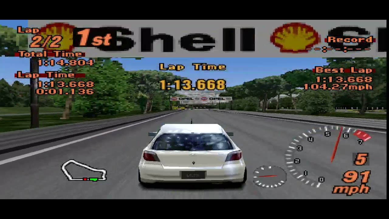Gran Turismo 2 - Light-Weight K Cup Event Race 1(Duckstation)