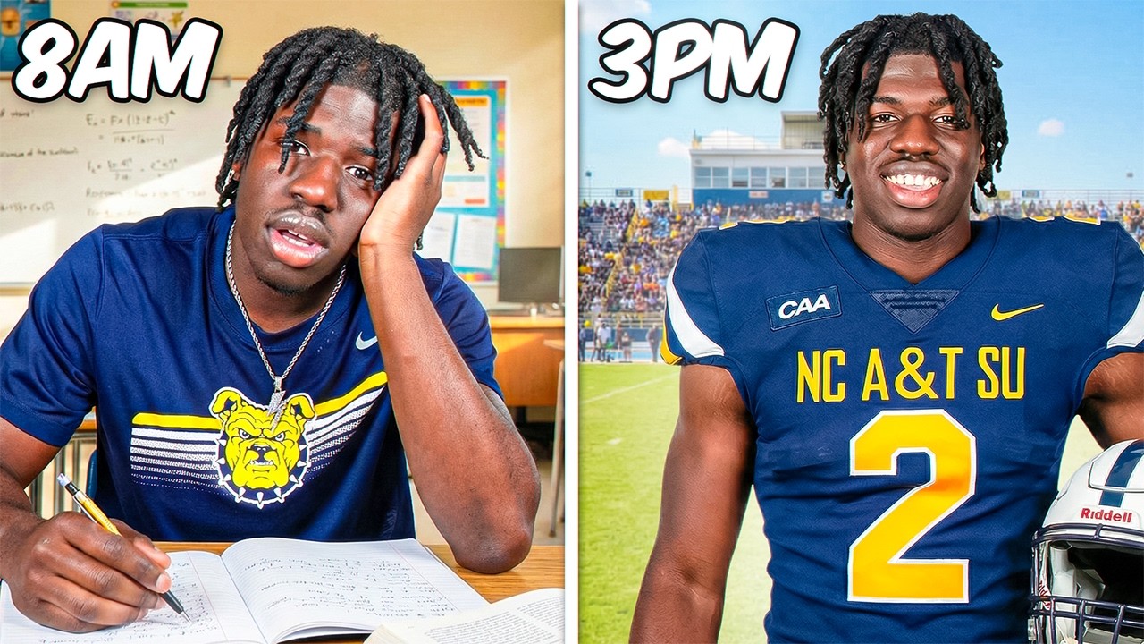 Detailed Day in The Life of a D1 Football Player!