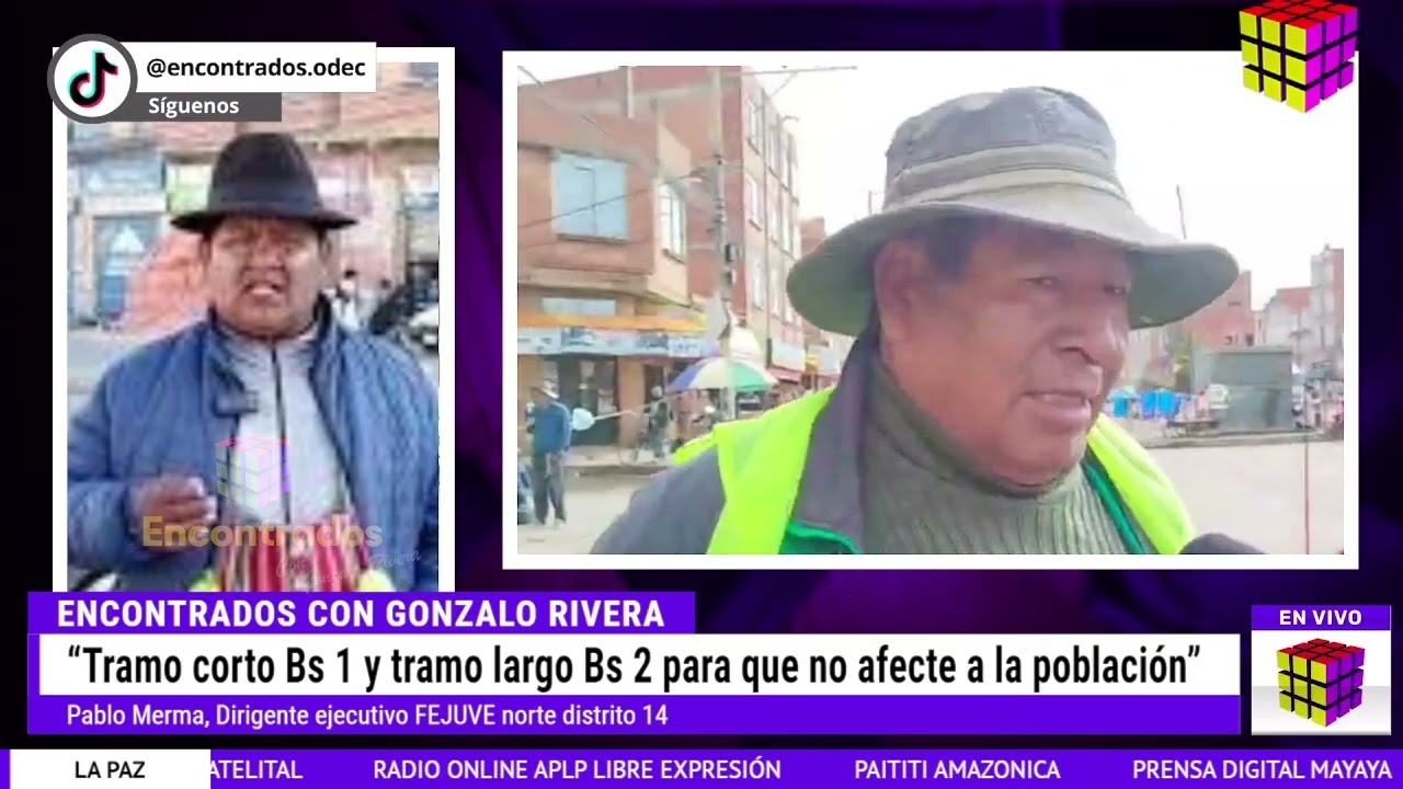 Conflicto por pasajes y sindicatos en El Alto