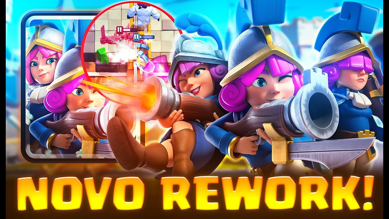 NUNCA VI ISSO NO CLASH ROYALE! AS 3 MOSQUETEIRAS EST&Atilde;O INSANAS!