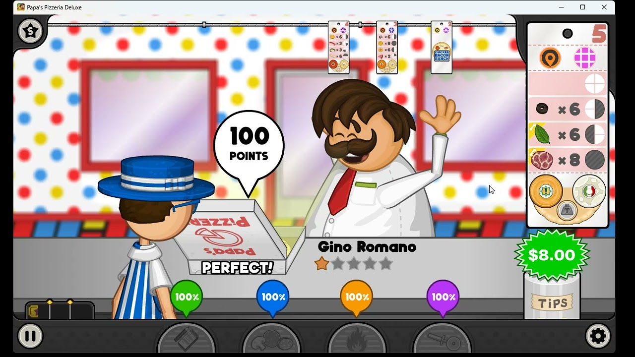 Papa's Pizzeria Deluxe: Day 61
