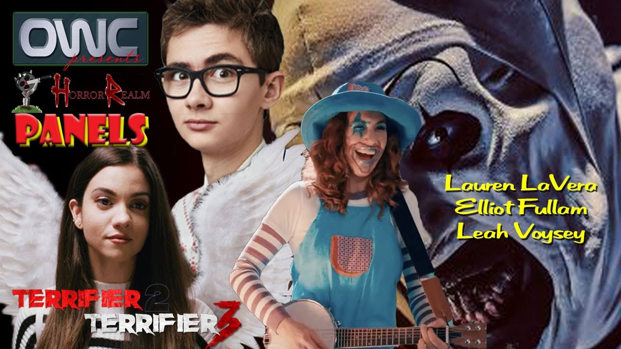 Terrifier 2 and 3 Panel: Lauren LaVera, Elliot Fullam, and Leah Vosey Discuss Art the Clown and more