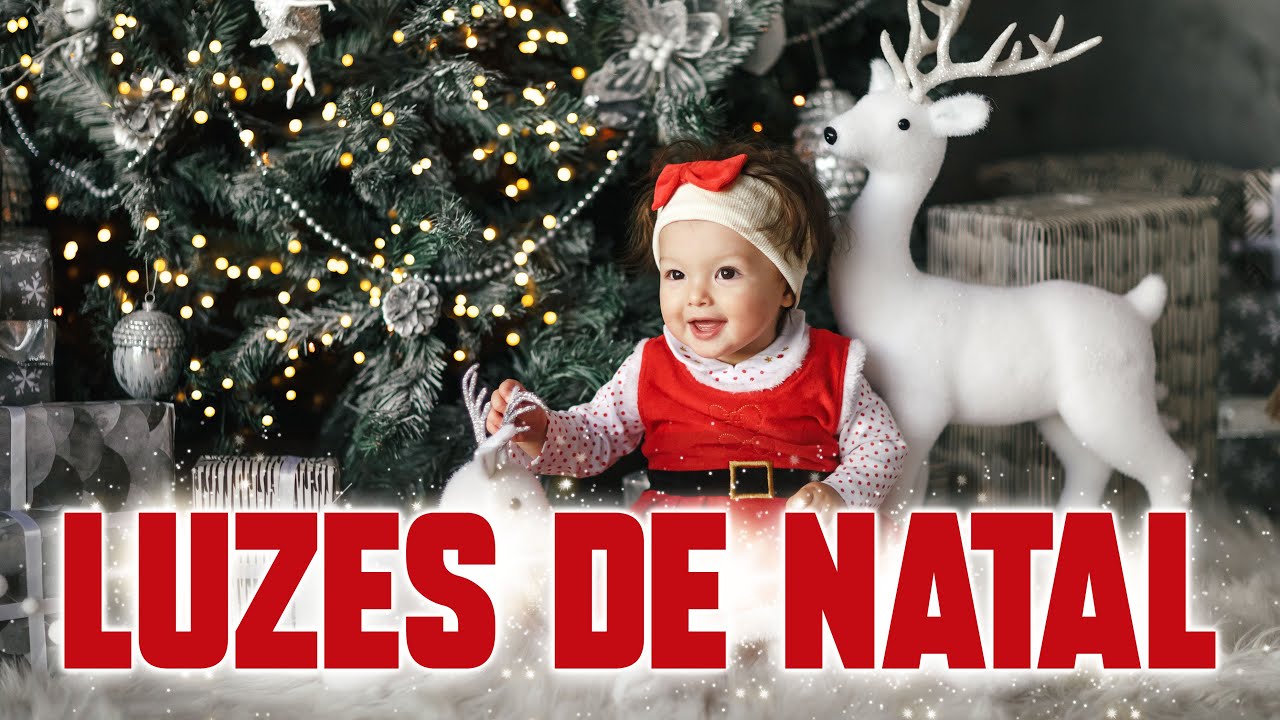 LUZES DE NATAL Como colocar luzinhas de Natal na foto usando o PHOTOSHOP