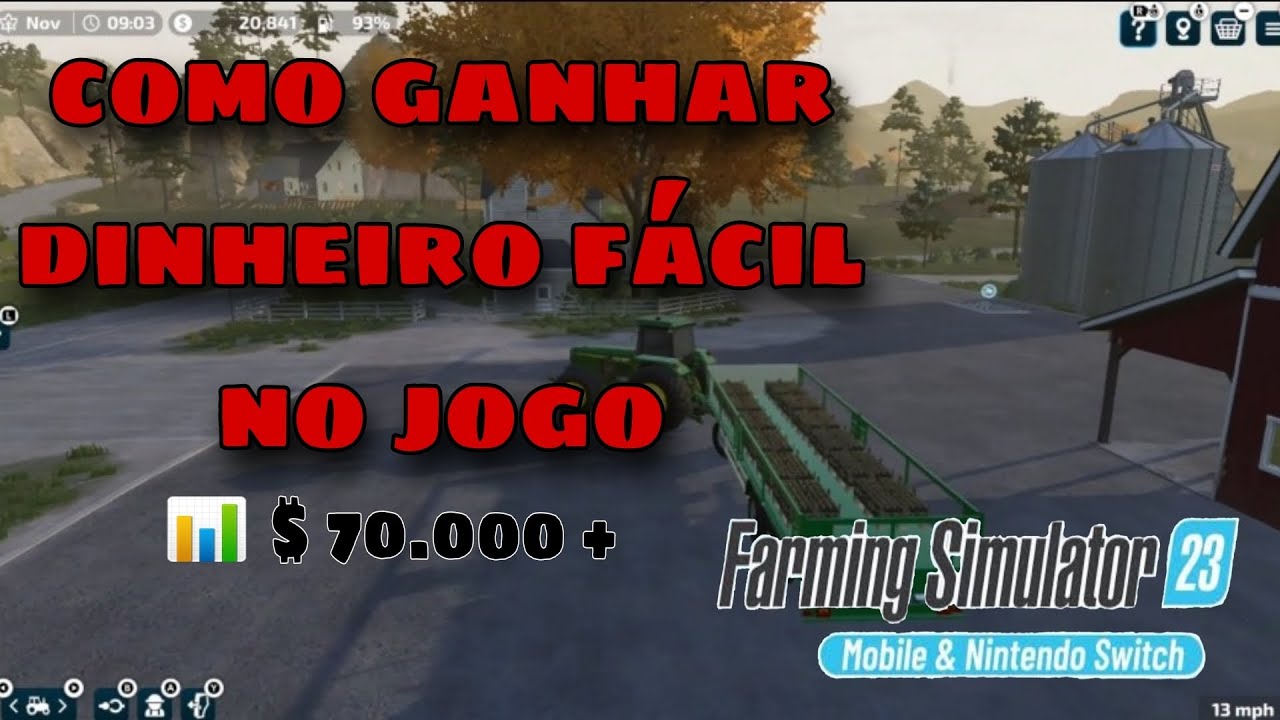 Farming simulator 23 | Gameplay | Como ganhar dinheiro rápido | 