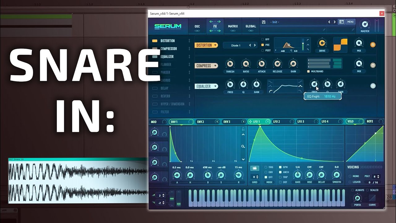 How To EDM: Punchy Dubstep Snare In Serum