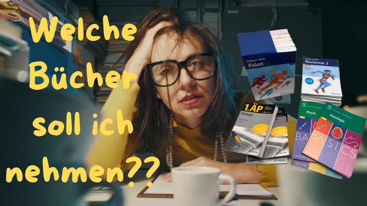 Die besten B&uuml;cher f&uuml;r die Pr&uuml;fungsvorbereitung in der Vorklinik & Klinik 📚💡 | Humanmedizin