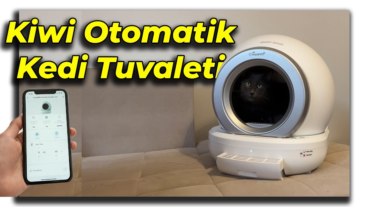 Kiwi Otomatik Kedi Tuvaleti 