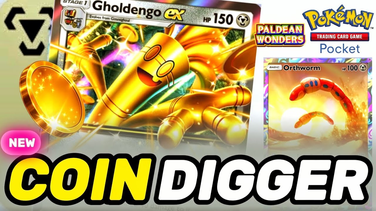 [ GIVEAWAY ] GHOLDENGO EX  | non Dialga Gholdengo deck variant - Pokemon TCG Pocket: Paldean Wonders