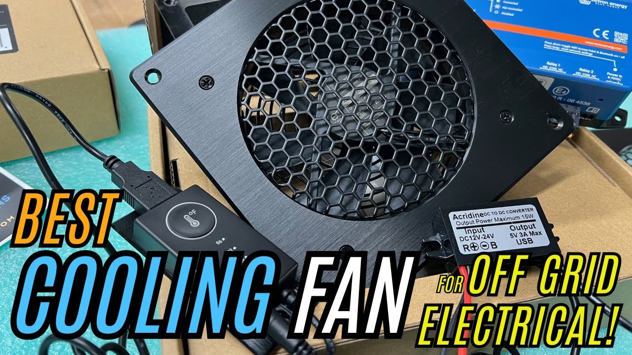 AC Infinity Off Grid Power System Cooling Fan for Vans & RV's!