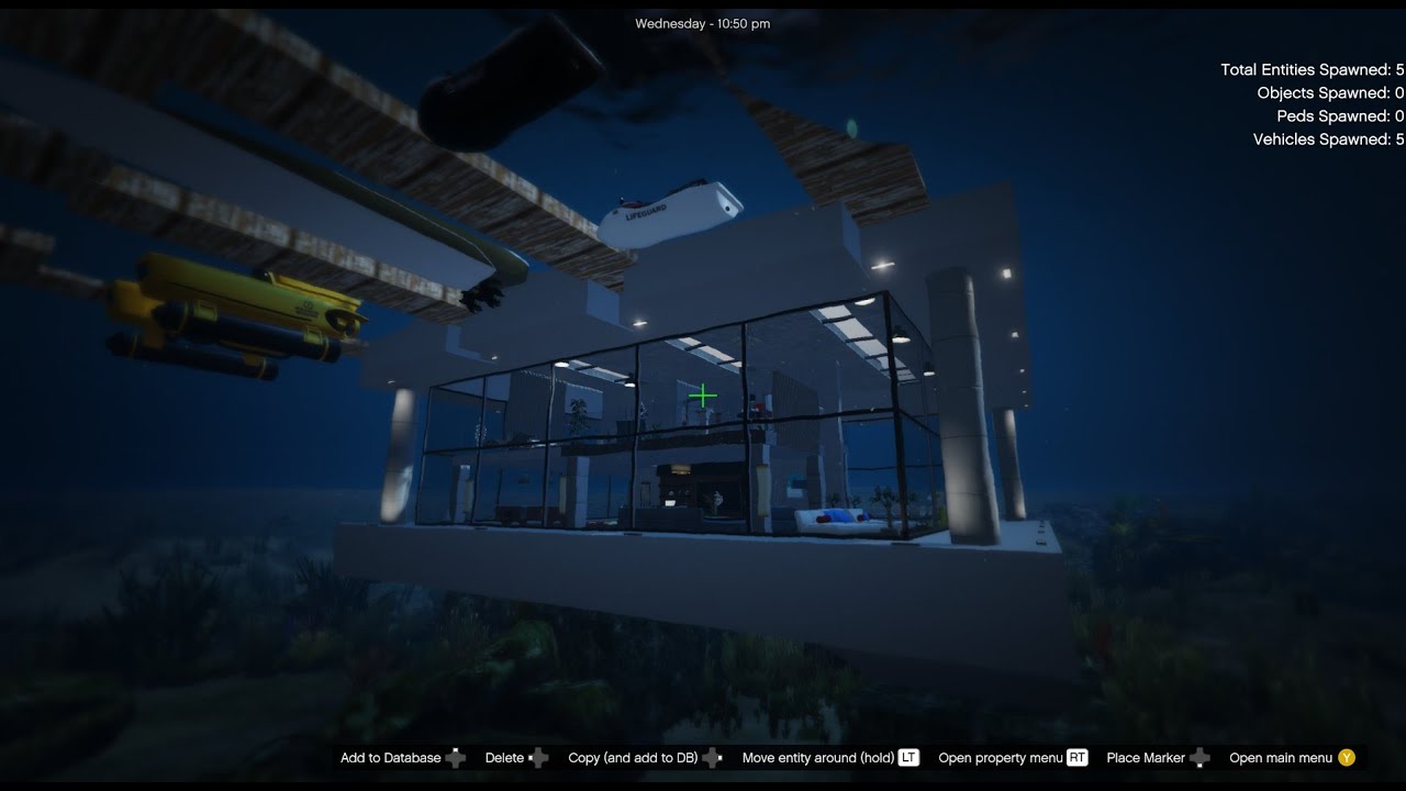 Underwater Beach House GTA5 modding