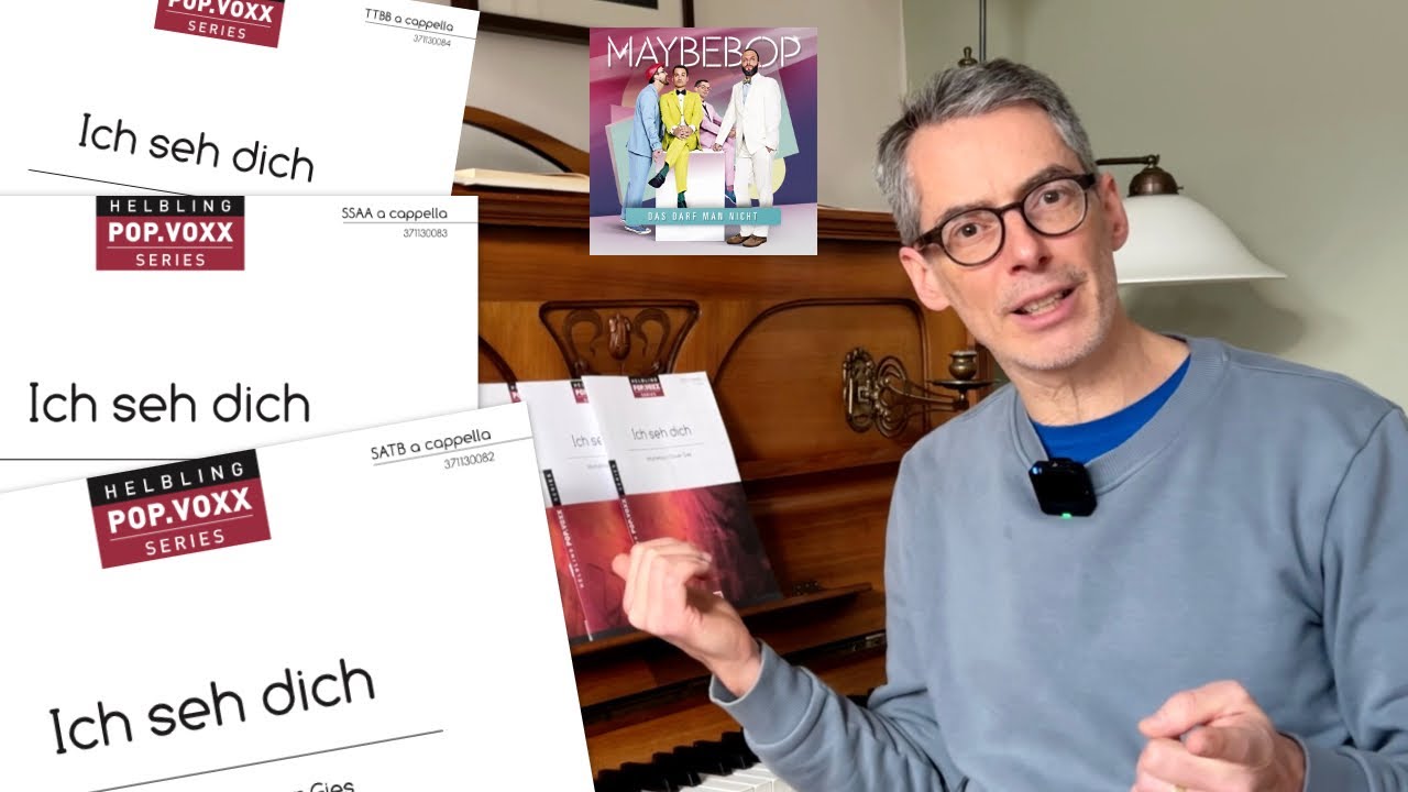Ich seh dich (MAYBEBOP) für Chor SATB, SSAA & TTBB