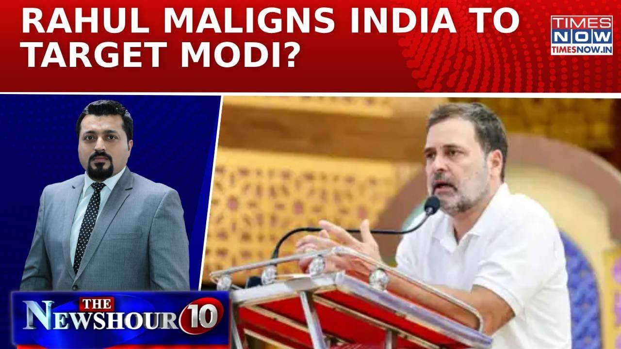 Rahul Strikes From U.S Again: Calls EC 'Compromised Panel,' BJP Labels Him 'Soros Agent'| Newshour