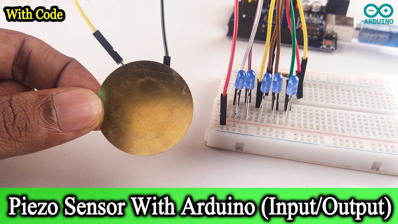 Piezo sensor with Arduino UNO -  How does work Piezo sensor (Code and Circuit Diagram)