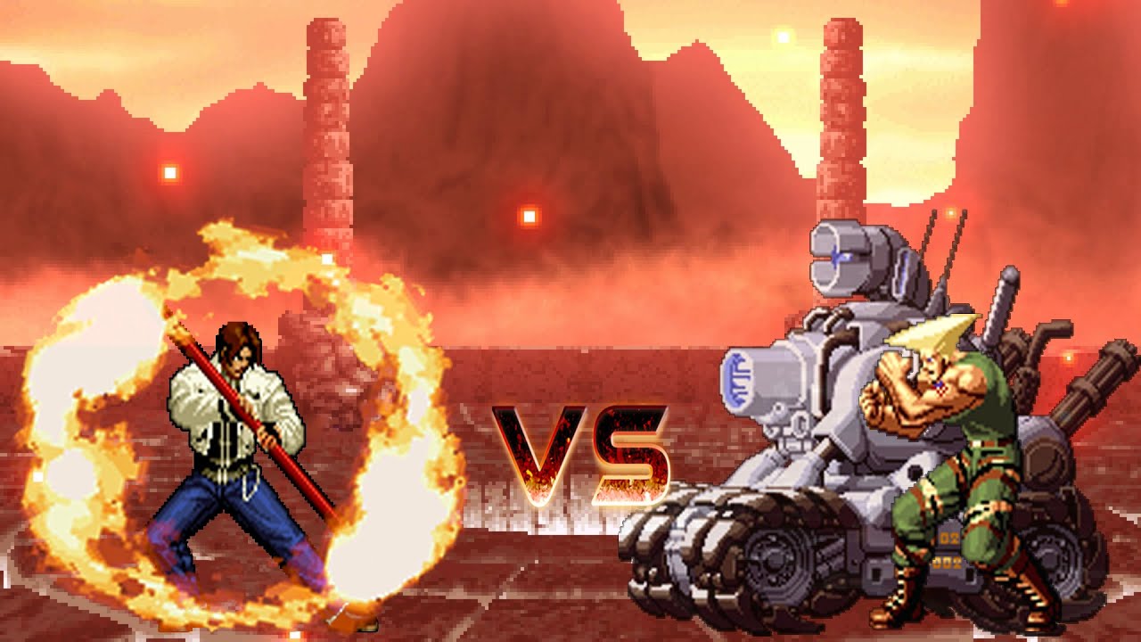 [KOF Mugen] Kyo-666 Vs Guile Super