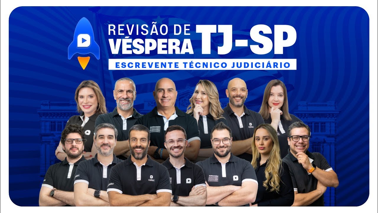 Concurso TJ-SP | AULÃO PRÉ-PROVA COM ESPECIALISTAS | Ceisc Concursos