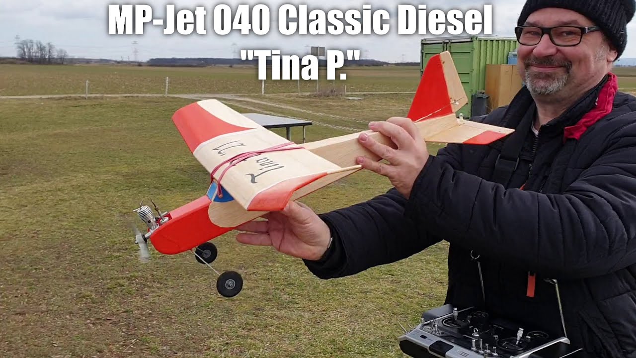 Fun with MP-Jet 040 Classic Diesel powered Plane 