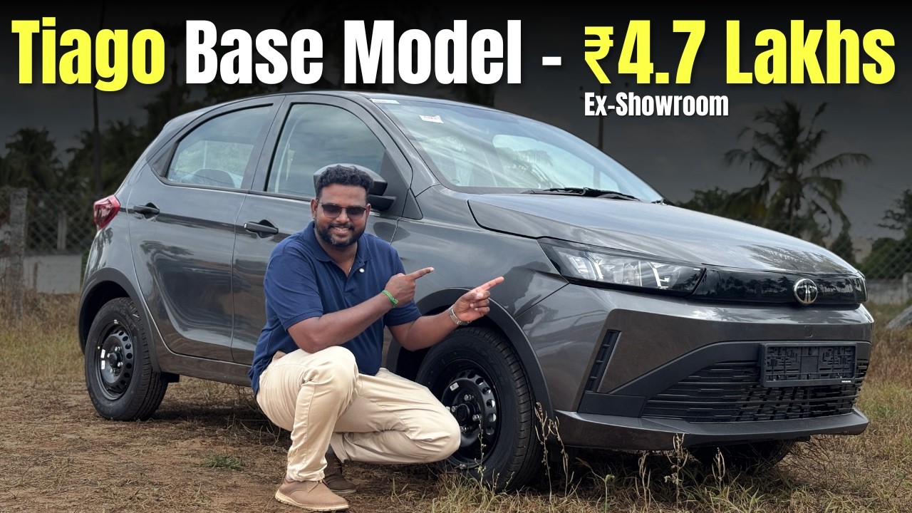 🔥₹4.7 Lakhs Base Model | 2026 Tata Tiago Base Model Tamil Review