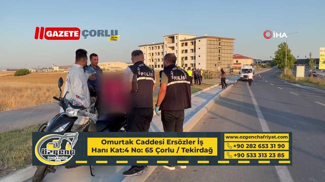 Çorlu'da sabaha karşı korkunç kaza: 14 yaşındaki sürücü hayatını kaybetti, yolcu ağır yaralandı