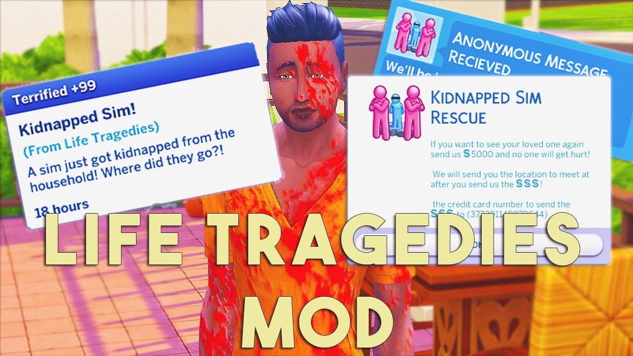 THIS MOD IS INSANE 😱 //KIDNAPPED AND ROBBED!//LIFE TRAGEDIES MOD REVIEW