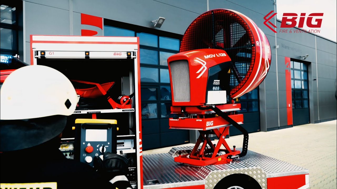 BIG Mobiler Gro&szlig;ventilator MGV L125 FII Task (extended video)