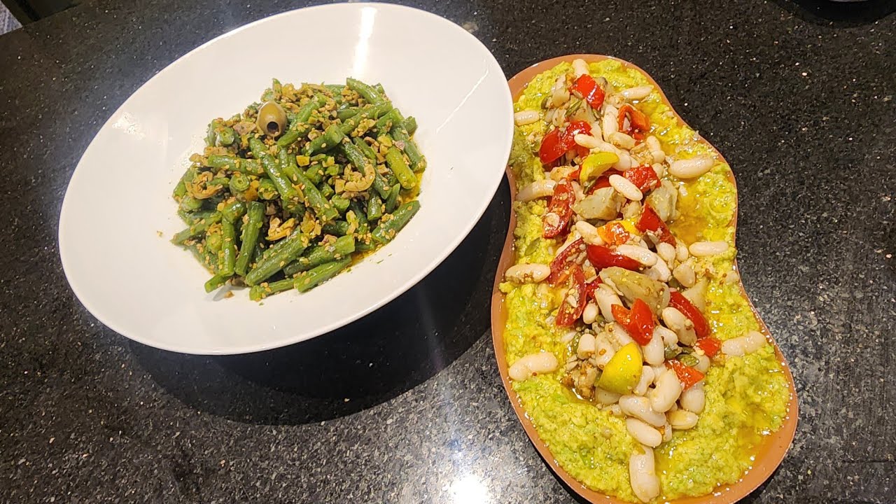 وصفة اليوم سلطات رائعة خفيفة غنية بالفيتامينات والبروتينات  تليق لصيام 🍋🫒🌶🥑🫑🍅