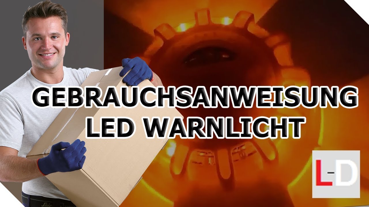 Gebrauchsanweisung für LED-Warnlicht | Leitplanken-Discounter.de